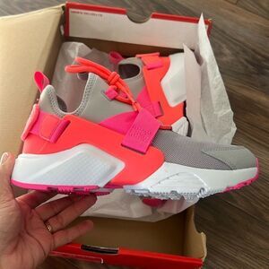 Nike Women's Athletic Shoes Gray with Pink and Coral Accents